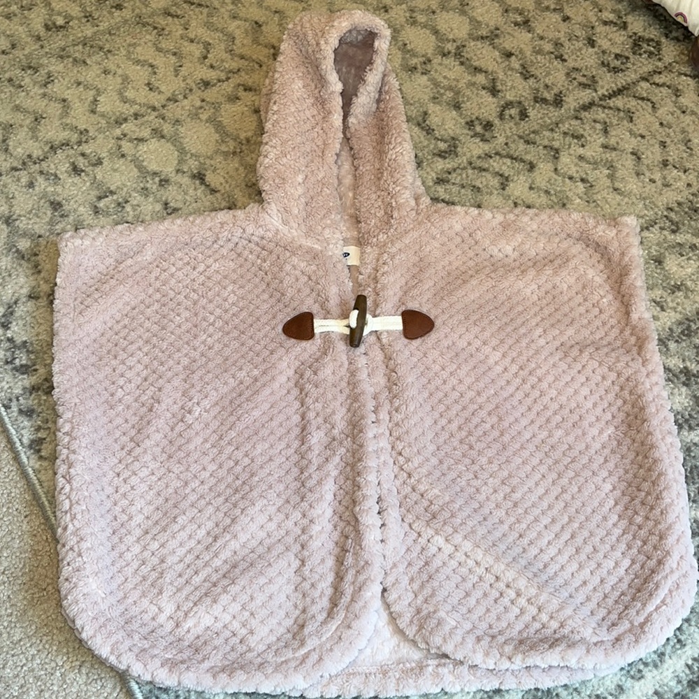 Old Navy Fleece Hooded Cape Size 4T